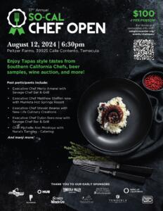 2024 Chef Open Flyer