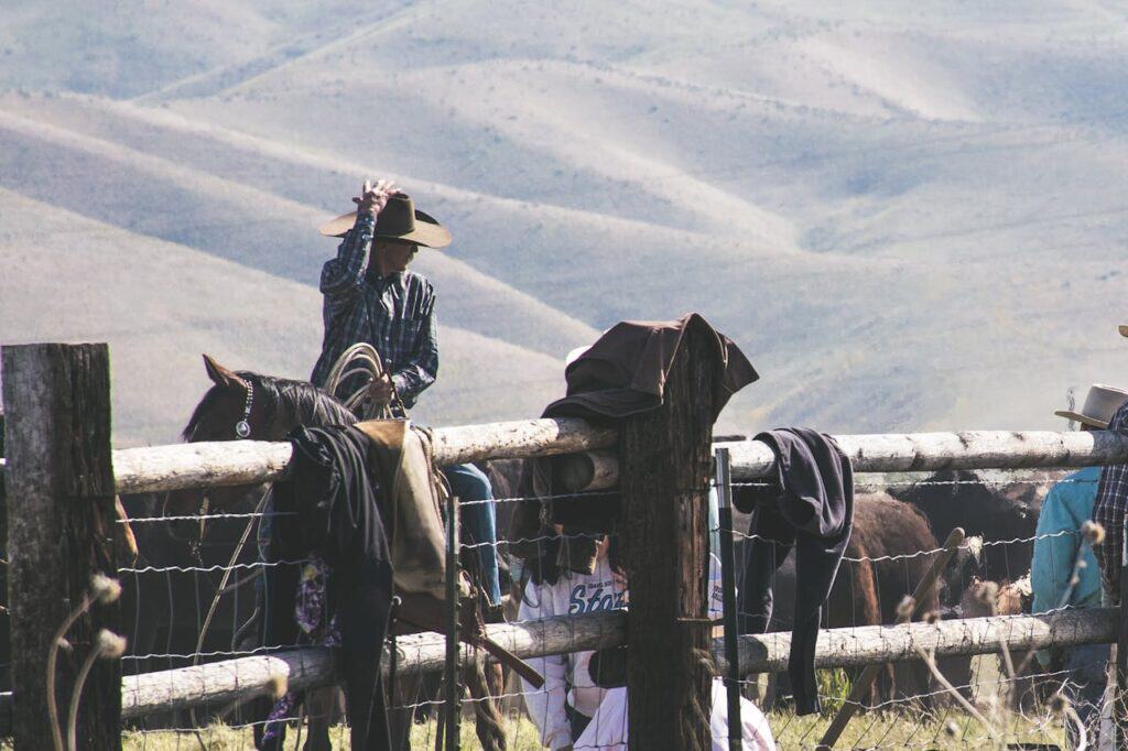 Horseback riding at Oak Grove Ranch.